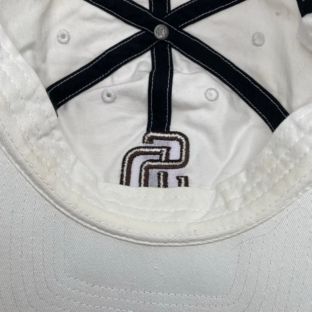 San Diego‎ Padres White Dye 47 Brand Clean Up Strapback VGC Cotton Cleaned